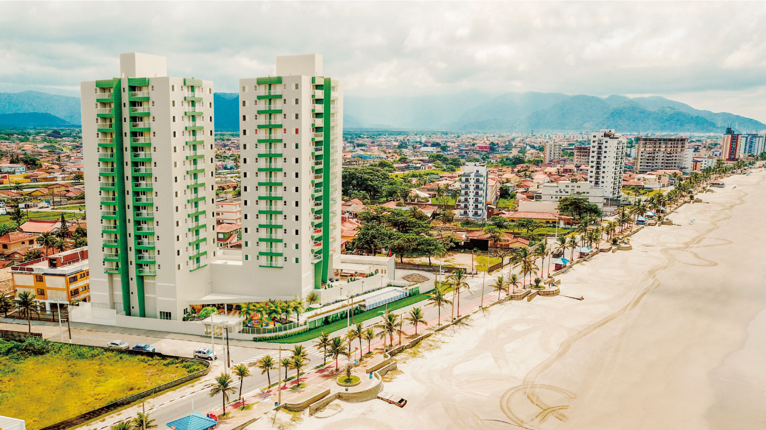 Pé na areia mesmo!
